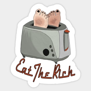 Eat The Rich Sticker